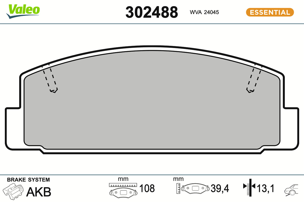 BRAKE PADS FIRST MAZDA 323 PREMACY RR
